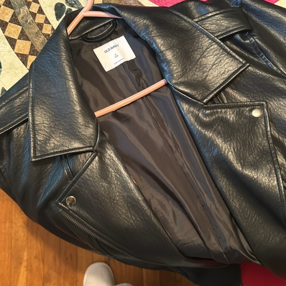 Faux leather moto jacket - Picture 4 of 4